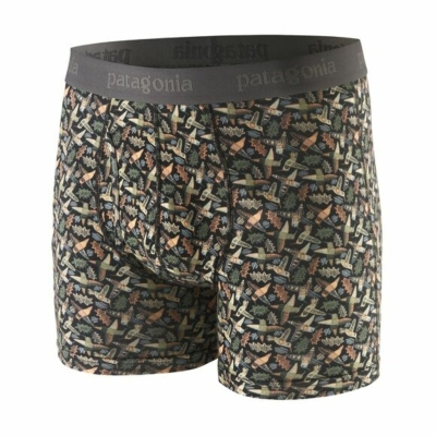 Patagonia Essential Boxer Briefs - 3 In. Men Black