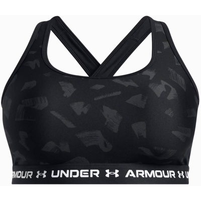 Under Armour Crossback Mid Bra Woman Black