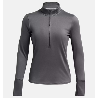 Under Armour Qualifier Run 2.0 Half Zip Frau Schwarz