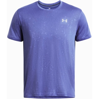 Under Armour Streaker Splatter Short Sleeve Homme Bleu