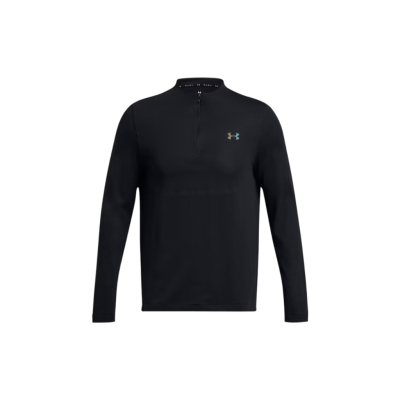 Under Armour Rush Seamless 1/4 Zip Hombre Negro