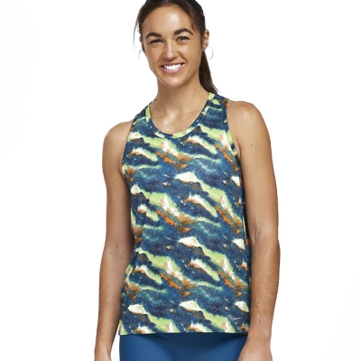 Saucony Stopwatch Singlet Femme Multicolore