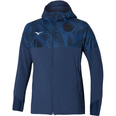 Mizuno PARIS ATHLETE HOOD JACKET Men Blue