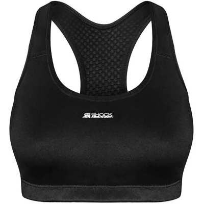 Shock Absorber Crop Top Vrouw Zwart
