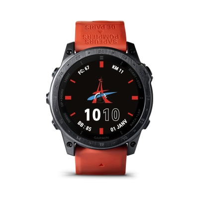 Garmin Tactix 7 Amoled Brigade des Sapeurs Pompiers de Paris Edition Limitée Rojo
