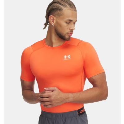 Under Armour HG Armour Comp SS Homme Orange