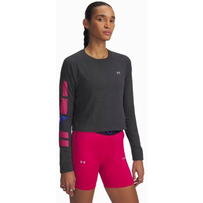 Under Armour Trail Run Graphic LS Woman Anthracite