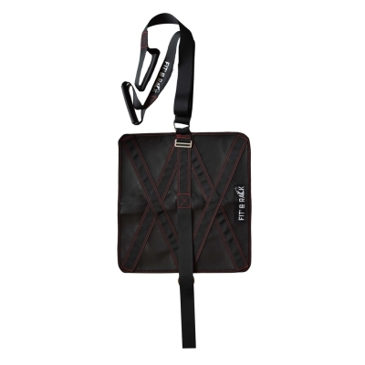 Fit&rack TRAINEAU DE PUISSANCE SOUPLE - SLED EN TISSU - NOIR 