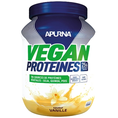 Apurna Vegan Protéines Vanille - Pot 660 g Bleu