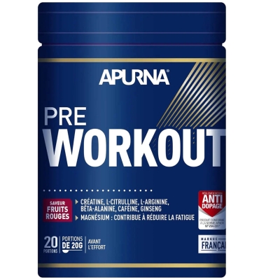 Apurna Preworkout - Pot 420g Azul