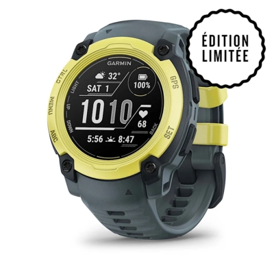 Garmin Instinct E Edition Limitée– 40 mm Jaune (Bracelet bleu crépuscule) Jaune
