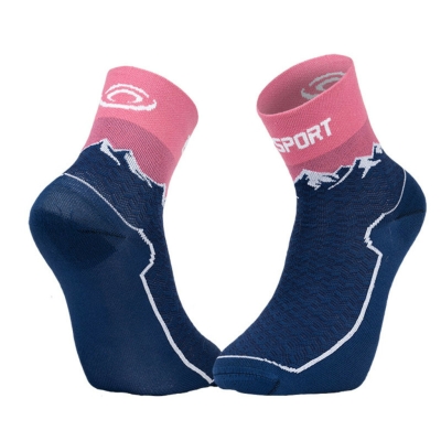 BV Sport Socquette Double Gr ”Mid - Polyamide” Bleu