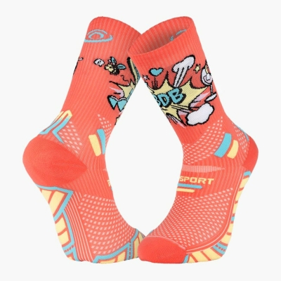 BV Sport Socquette Trail Ultra.2 Collector ”Dbdb” Pop Rouge