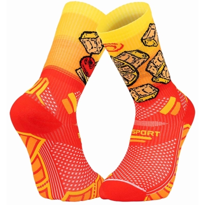 BV Sport Socquette Trail Ultra.2 Collector ”Nutri” Tequila Sunrise Orange