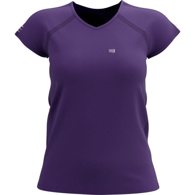 Compressport Training Short Sleeve Tshirt Femme Violet