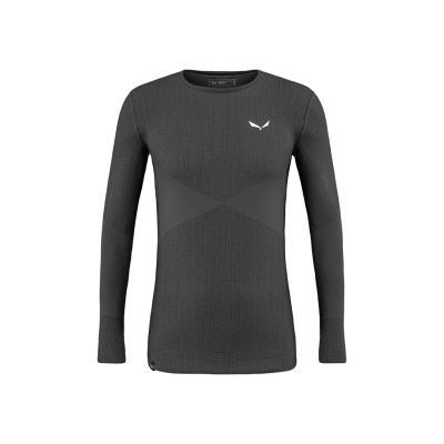 Salewa Zebru Med Warm Amr Long Sleeve Tee Men Black