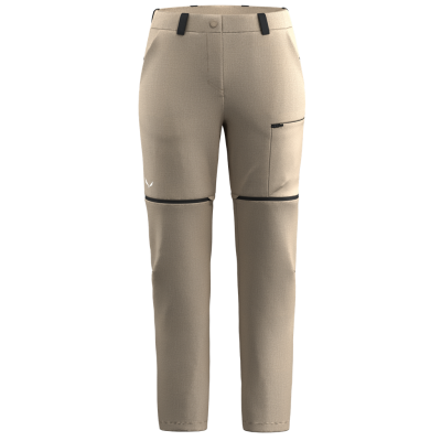 Salewa Pantalon 2 en 1 Puez Hemp Durastretch Mujer Beige