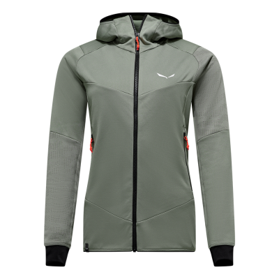 Salewa Sella Crevasse Hooded Jacket Femenino Verde