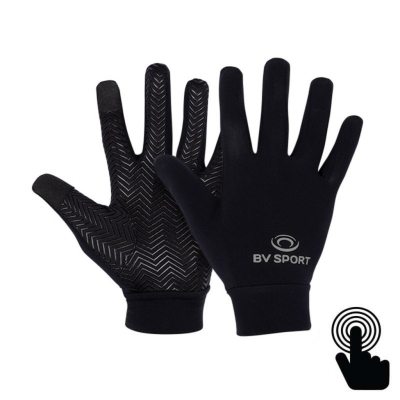 BV Sport Gants Light Run "Reflect" Schwarz