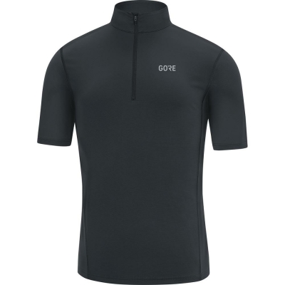 Gore Wear R5 Maillot Zip Homme Noir