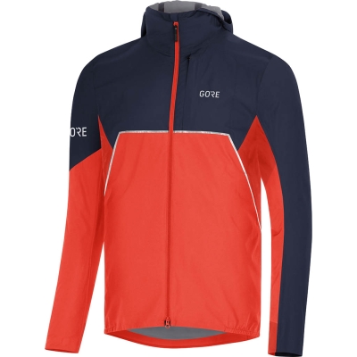 Gore Wear R7 Partial Gore-Tex Infinium Hooded Jacket Woman Red
