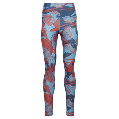 Reebok Wor Aop Tight Frau Anthrazit