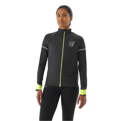 Compressport Hurricane Windproof Jacket Flash Femme Noir
