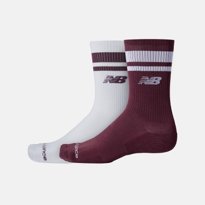 New Balance Run Repreve Midcalf 2 Pack Burdeos