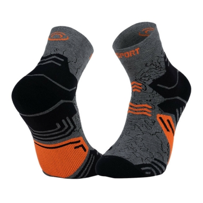 BV Sport Socquette Trek Gr ”Mid - Lyocell” Gris