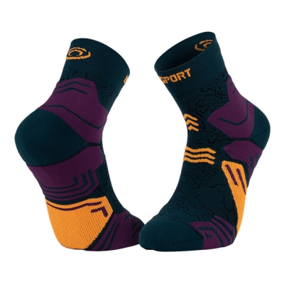BV Sport Socquette Trek Gr Mid - Polyamide Vert