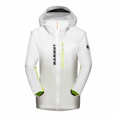 Mammut Aenergy Windblocker Hooded Jacket Woman White