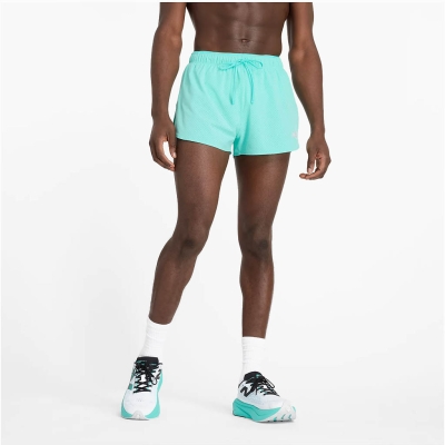 New Balance Rc Split Short 3” Homme Bleu ciel