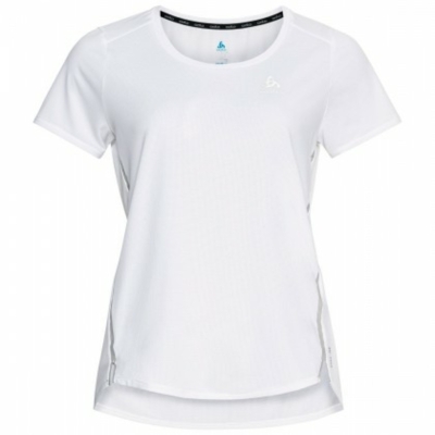 Odlo T-Shirt Manches Courtes Zeroweight Chill-Tech Femme Blanc