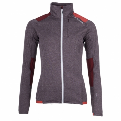 Ortovox Fleece Light Grid Hooded Jacket Frau 