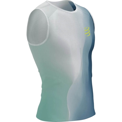 Compressport Performance Tank Hombre Azul