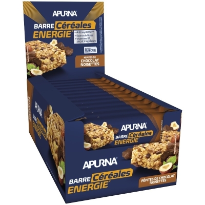 Apurna Boite 20 barres Cro Choco noisette 