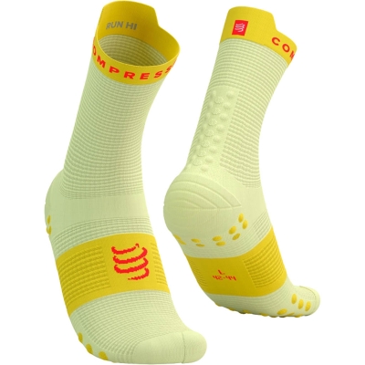Compressport PRO RACING SOCKS V4.0 RUN HIGH Geel