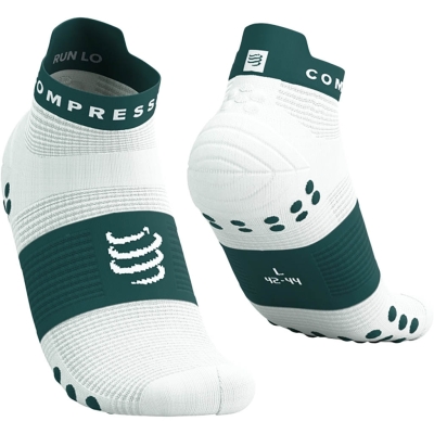 Compressport PRO RACING SOCKS V4.0 RUN LOW Blanc