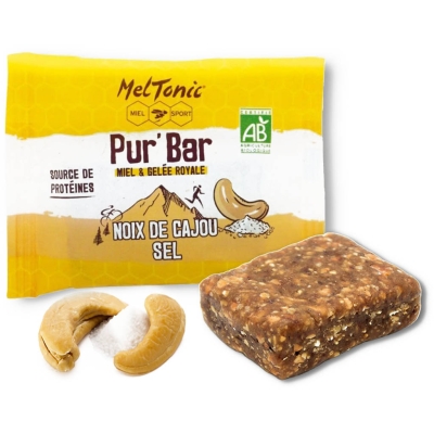 Meltonic Pur Bar Bio Cajou et Sel 50g Jaune