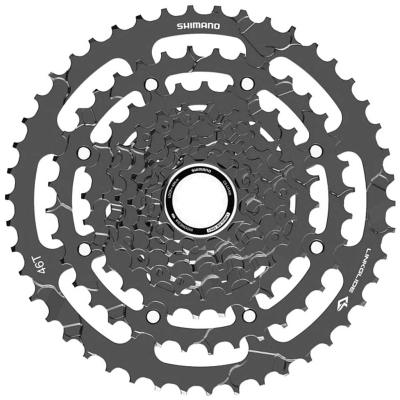 Shimano Cassette CS-LG400-9 9 v 11-36 Noir