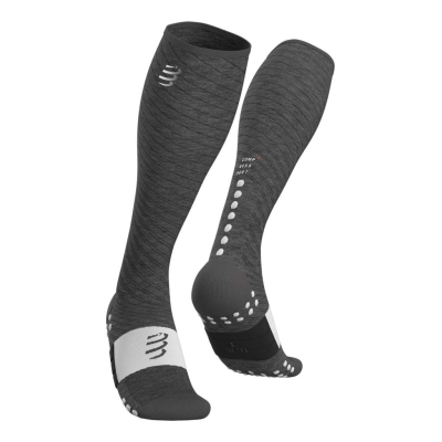 Compressport Full Socks Recovery (L) Zwart