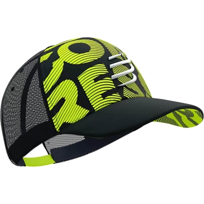 Compressport Trucker Cap Flash Schwarz