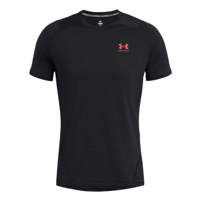Under Armour HeatGear Armour Ftd Graphic Short Sleeve Hombre Rojo