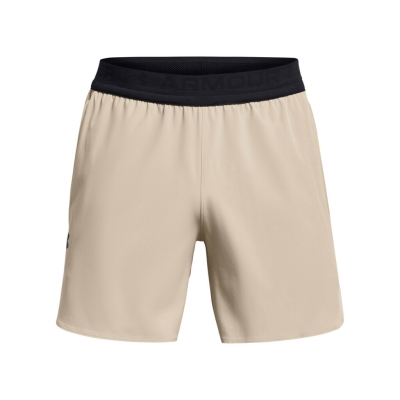 Under Armour Peak Woven Short Hombre Beige