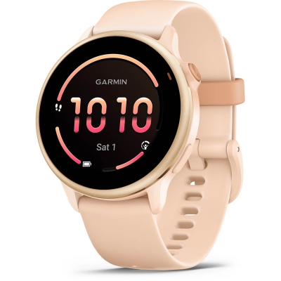 Garmin vívoactive 6 Metallic Pink Dawn / Pink Roze
