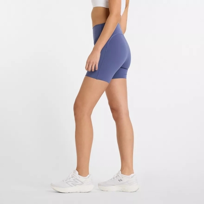 New Balance NB Sleek Pocket High Rise Short 6” Mujer 