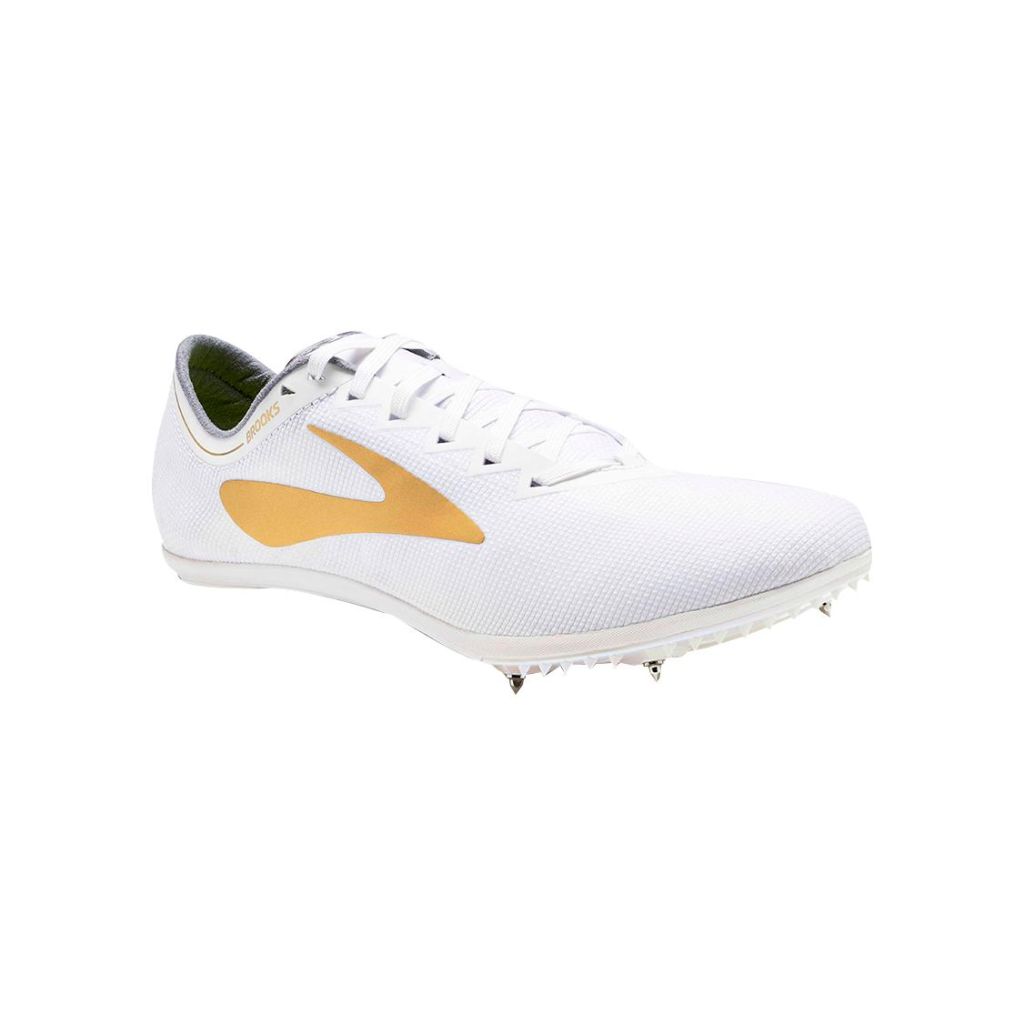 Pointes athletisme wire v5 brooks blanc