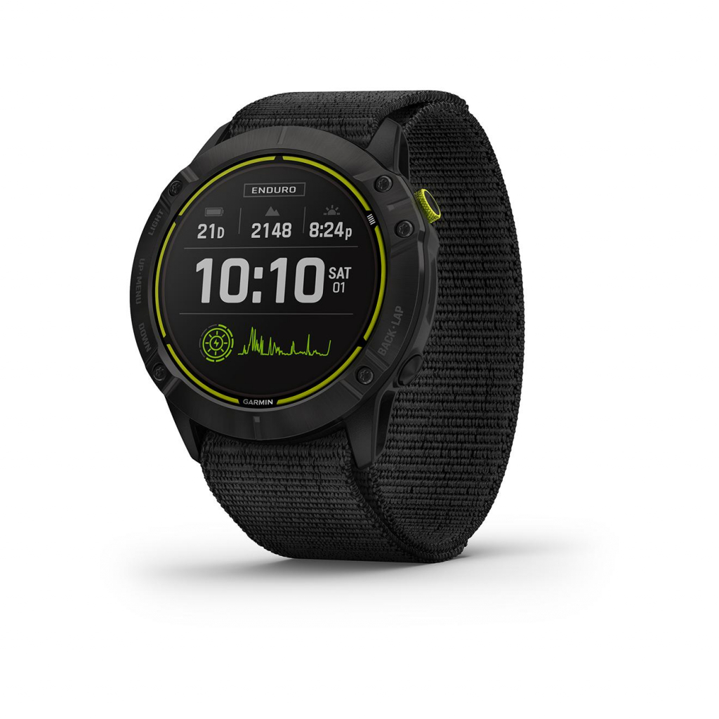 Garmin Enduro Carbon Gray DLC Titanium avec Bracelet UltraFit