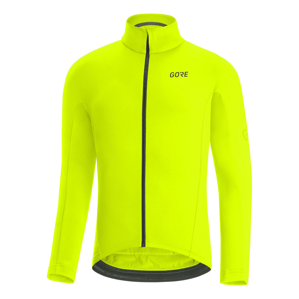 Fluorescent cycling jersey top