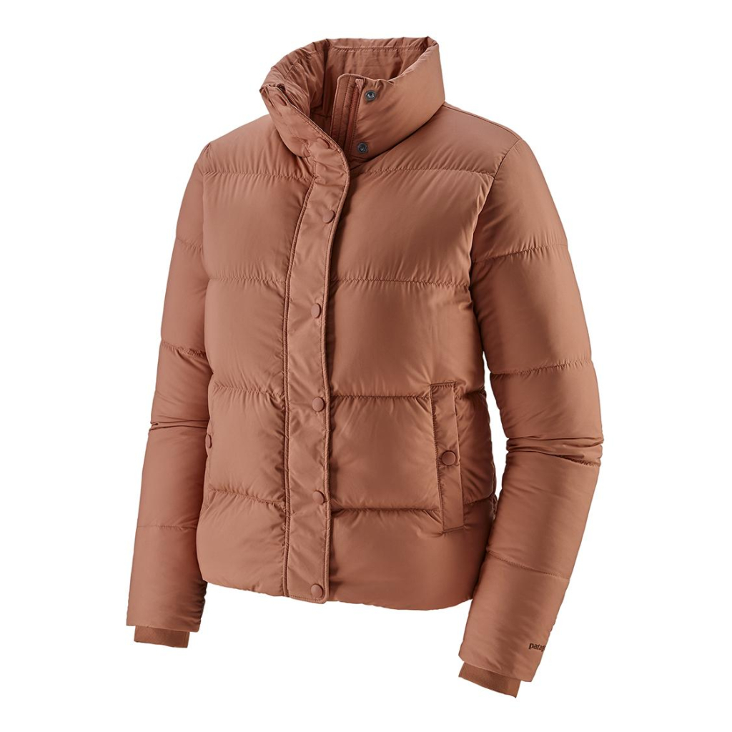 Patagonia silent down jacket rose 